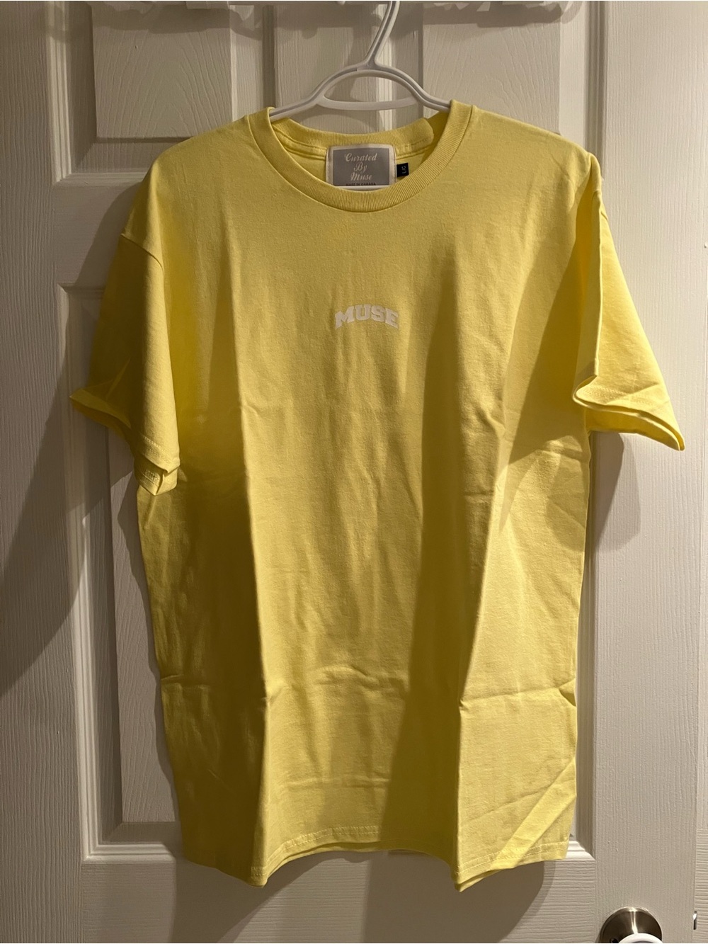 Muse Yellow Short-Sleeve Crewneck Tee